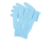 TOPPERFUN 2pair Five-finger Shower Gloves Bath Glove Exfoliating Shower Mitten for Body Brush for Bath Accessories and Scrubber Use for Men Women