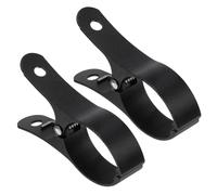 TOPPERFUN 2pcs Aluminum Alloy Windproof Clothespins Clips for Clothes Quilts Towels Non Slip Strong Hold Large Clamps for Home Laundry Balcony Beach Use
