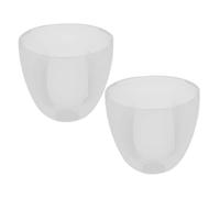 TOPPERFUN 2pcs Baby Bottle Lids Replacement Caps Sturdy Plastic Wide Mouth Versatile Use for Home Outdoor Feeding