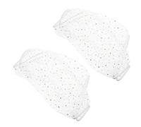 TOPPERFUN 2pcs Bird Cage Seed Catcher Mesh Netting with Elastic Edging Transparent Protective Cover for Parakeets and Birds Lightweight Easy to Install Birdcage Skirt for Dust and Seed