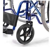 TOPPERFUN 2pcs Black Wheelchair Front Wheels Replacement Parts for Walker Stability and Smooth Mobility Easy Installation Wheelchair Wheel Repair Casters with Stylish Design