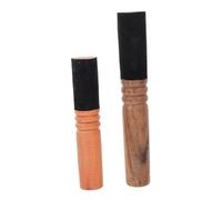 TOPPERFUN 2pcs Buddhist Sound Bowl Wooden Stick Tibetan Singing Bowl Striker Large Tibetan Gong Beaters Mallet