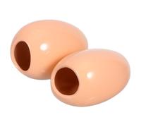 TOPPERFUN 2pcs Ceramic Hamster Cooling Nest Small Pet Cooling House with Lovely Creative Design Comfortable No Peculiar Smell for Hamster and Chinchilla Home Use Random Color