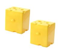 TOPPERFUN 2pcs Cheese Slice Storage Boxes with Sealing Lid for Refrigerator Stackable Fridge Containers for Bacon Butter Ham Preservation and Kitchen Organization