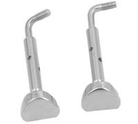 TOPPERFUN 2pcs Chin Rest Clamp Screw Violin Accessory Metal Construction Comfortable Playing