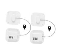 TOPPERFUN 2pcs Combination Fridge Lock Multi-Functional for Refrigerator and Cabinet Doors Stylish Easy Password Reset