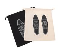 TOPPERFUN 2pcs Cotton Shoe Covers Lightweight Travel Shoe Bags Drawstring for Easy Packing for Gym College Hotel Use Keeping Your Dustproof and Organized The Go