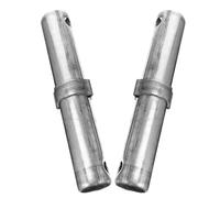 TOPPERFUN 2pcs Coupling Pins for Scaffolding Sturdy Scaffolding Coupling Pin Rust-Resistant Galvanized Surface High Loading Capacity Safe Use Tube 8.84x1.26x1.26inch