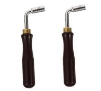 TOPPERFUN 2pcs Dulcimer Wrench Tool Tone Tuning Accessory Ergonomic Design for Easy Use