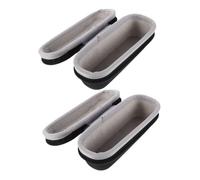 TOPPERFUN 2pcs EVA Hard Protective Cases for Thermometers Shockproof Storage Bags with Snug Fit for Digital Forehead Thermometers Portable Travel Carrying for Home Organization