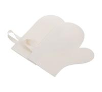 TOPPERFUN 2Pcs Exfoliating Bath Gloves for Shower Spa High-grade Felt Body Scrub Gloves with Dead Skin Remover Lightweight Heat-resistant Sauna Mitts for Back Neck Shoulder Cleansing Compact