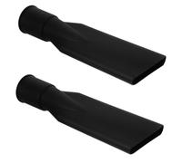 TOPPERFUN 2pcs Flat Suction Nozzle Vacuum Cleaner Attachment Lightweight Vacuum Brush Head Tool with Enhanced Suction Flexible Crevice Straw for Tight Spaces Compatible with Cordless Models