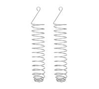 TOPPERFUN 2pcs Food Feeder Squirrel Feeding Machine Workmanship Washable Clean and Sanitary Premium Stainless Steel Rectangular Design for Garden and Courtyard Birds Squirrels