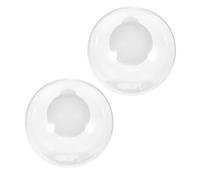 TOPPERFUN 2pcs Glass Ceiling Fan Light Shades Round Vintage Globe Modern Elegance Unique Design Safe and Easy Installation for Home Decor and Dining Areas