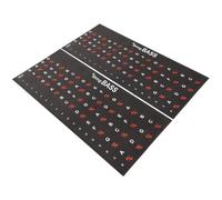 TOPPERFUN 2pcs Guitar Fretboard Stickers Notes for Beginners Scale Stickers Accessories to Learn Guitar Fretboard Fluency