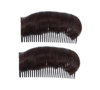 TOPPERFUN 2pcs Hair Bump up Inserts Invisible Comb for Women Curly Hair Creates Volume and Height for Princess Bun Hairstyles