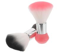 TOPPERFUN 2pcs Hair Salon Cleaning Brush Barber Neck Duster for Hair Styling Sweeping Broken from Neck Collar Soft Fiber Tool for Barber Use