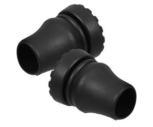 TOPPERFUN 2pcs Heavy Duty Walking Stick Tips Rubber Cane Accessories 22 Mm Diameter Non-Slip Wear-Resistant Sl lack Design for Seniors Homes and Outdoors