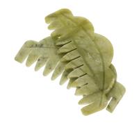 TOPPERFUN 2Pcs Jade Hair Massage Combs Natural Scalp Care Tools for Enhanced Blood Flow Durable Premium Jade Material Smooth Surface for Comfort Static Design