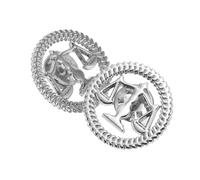 TOPPERFUN 2PCS Justice Lawyer Lapel Pin Silver Alloy Brooch for Men Women Scale of Justice Design Lightweight Suit Accessory for Judges Attorneys Law Students Gift for Graduations and Formal