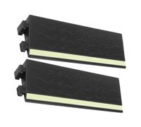 TOPPERFUN 2Pcs Luminous Robot Vacuum Ramp Heavy Duty Curb Sidewalk Ramps for Wheelchairs Doorways Lightweight Enhanced Accessibility for Smooth Transitions