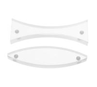 TOPPERFUN 2pcs Magnetic Optical Lens for Physics Teaching Magnetic Double Convex and Concave Lenses with Optical Grade Clarity Precise Light Refraction and Reflection for Middle School