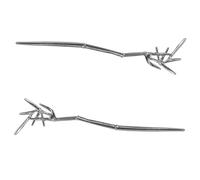 TOPPERFUN 2pcs Metal Hair Chopsticks for Long Hair for Buns Minimalist Jewelry for Women Suitable for Daily Wear and Special Occasions Like Chinese Year