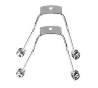 TOPPERFUN 2pcs Metal Nose Support Brackets Screw-in Nose Pad Replacement for Glasses Anti-Slip Comfortable Cushion Bridge Holder Compatible with Eyeglasses and Sunglasses for Adults