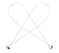 TOPPERFUN 2pcs Outdoor Mountain Pendant Necklace Set, Metal Sunrise and Sunset Circle Pendant Necklaces for Women, Trendy Mountain Jewelry for Outdoor Sports and Daily Wear