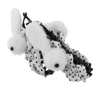 TOPPERFUN 2pcs Plush Bunny Ear Claws Rabbit Hair Claw Clips Easter Celebration Animal-inspired Hair Accessories Styling Tool for Girls Women
