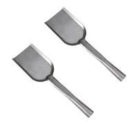 TOPPERFUN 2pcs Pot Stove Shovels Ash Shovel 13.76x3.93x0.98inch Iron Labor-Saving Multipurpose Home Fireplace Coal Ash Garbage Cleaning