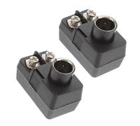 TOPPERFUN 2pcs Quick Ohm Tv Signal Adapter Converter Construction Compact Portable Coaxial Balun for Easy Installation and Reusable Connections