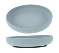 TOPPERFUN 2pcs Suction Plates for Seniors Food Grade Silicone Spillproof Self Feeding Dishes Microwave Dishwasher Safe Non Tip Design for Independent Eating