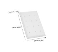 TOPPERFUN 2pcs Transparent Nail Drill Bit Holder Stand with Acrylic Nail Bits Storage and Display Organizer for Salon Home Art Training and DIY Use