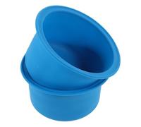 TOPPERFUN 2pcs Wax Melt Silicone Liners Reusable Wax Warmer Inserts with Easy Release Non-stick Design, Silicone Material for DIY Masks and Craft Candle Making, 4.72" X 2.55" Size