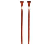 TOPPERFUN 2Pcs Wooden Back Scratcher Long Handle Itch Stop Tool Body Scratching Relax Massager for Men Women Reach Areas Practical