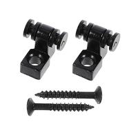 TOPPERFUN 2sets Headstock Press Button Electric Guitar String Retainer Tree Guides Accessories for Stable String Deduction