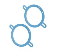TOPPERFUN 3.5" 4" Car Door Speaker Ring Spacer, Plastic Speaker Mounting Brackets, 2Pcs for Audio Installation and Car Audio Modifications