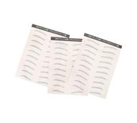 TOPPERFUN 3 Sheets Eyebrow Stickers Hair Like Temporary for Women Easy Peel Off Decals for Grooming Shaping Beginner Friendly Smudgeproof Design