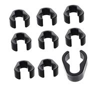TOPPERFUN 30pcs Durable Microphone Cable Holders Compact Mic Clamp Organizers for Ktv Easy Installation Tough Cable Clips for Mic Poles Suitable for Live Performances and Streaming