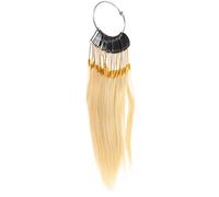 TOPPERFUN 30pcs Hair Color Testing Samples Comfortable Touch Real Hair for Hairdressers in Hairdressing Salon
