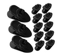 TOPPERFUN 30pcs Lapel Microphone Clips Small Mini Mic Tie Clips Rotatable Clamp for Lavalier Microphones Wire Management Suitable for Live Sound and Stage Use