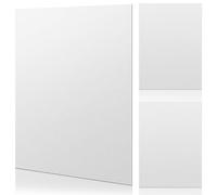 TOPPERFUN 3pcs Aluminum Sheet Blank Sublimation Plaque Silver A4 Flat Metal Plate Suitable for Marking and Engraving DIY Design and Engraving for Signage and Decorative Pieces