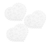 TOPPERFUN 3pcs Bow Nail Molds Silicone Decorative Nail Design Molds for Gel Art for Parties and Salon Use