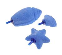 TOPPERFUN 3pcs Bubble Stone Air Stone for Aquarium Oxygen Boosting Fish Tank Accessories Easy to Install Safe Material Increases Oxygen Levels for Fish Health