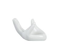 TOPPERFUN 3pcs Ceramic Ocarina Display Accessories Hand Shaped Holder Ocarina Flute Holder for Home Decoration Display Stand