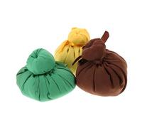 TOPPERFUN 3pcs Herbal Compress Massage Balls for Muscle Relaxation Aromatherapy Eye and Face Spa Thai Style Natural Medicine Ball for Full Body Rejuvenation