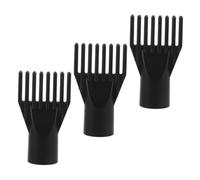 TOPPERFUN 3pcs Pet Hair Dryer Nozzle Plastic Comb Attachment for Dogs and Cats Safe Moisture Removal Easy Operation for Home and Professional Grooming Salons