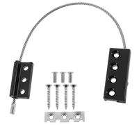 TOPPERFUN 3pcs Stainless Steel Anti-Fall Safety Cable Window Restrictor Locks for Security, Proof Window Guards for Home Safety, Compatible with Aluminum Alloy Frames