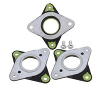 TOPPERFUN 3PCS Stepper Motor Vibration Dampers for Printer Noise Reduction Absorbers Black Silver Anti-vibration Rings Replacement Motor Shock Absorbers for Cnc Machines